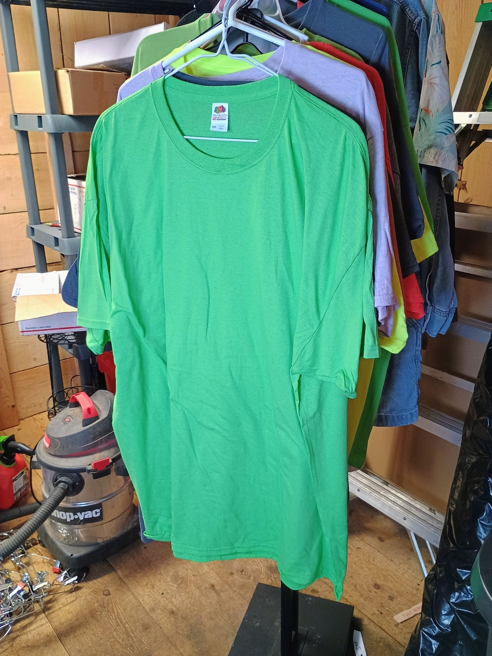 5 Assorted Solid Color Crewneck Tees - Pastel & Bright Pack #2 Bin 22 - Picture 9 of 16